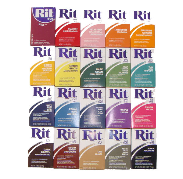 Rit Dye Powder Fabric Dye - All Colors